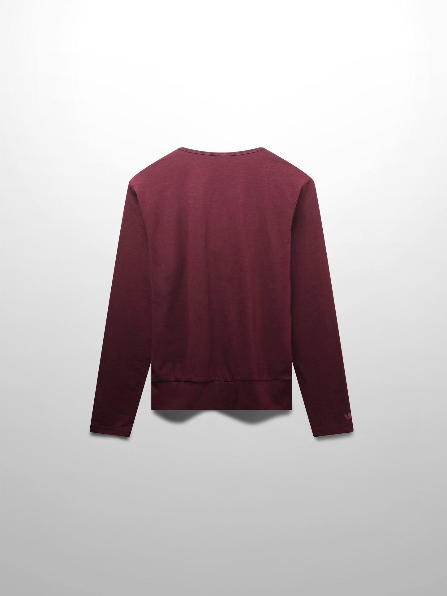 Crew Bomber Tee-Burgundy-2
