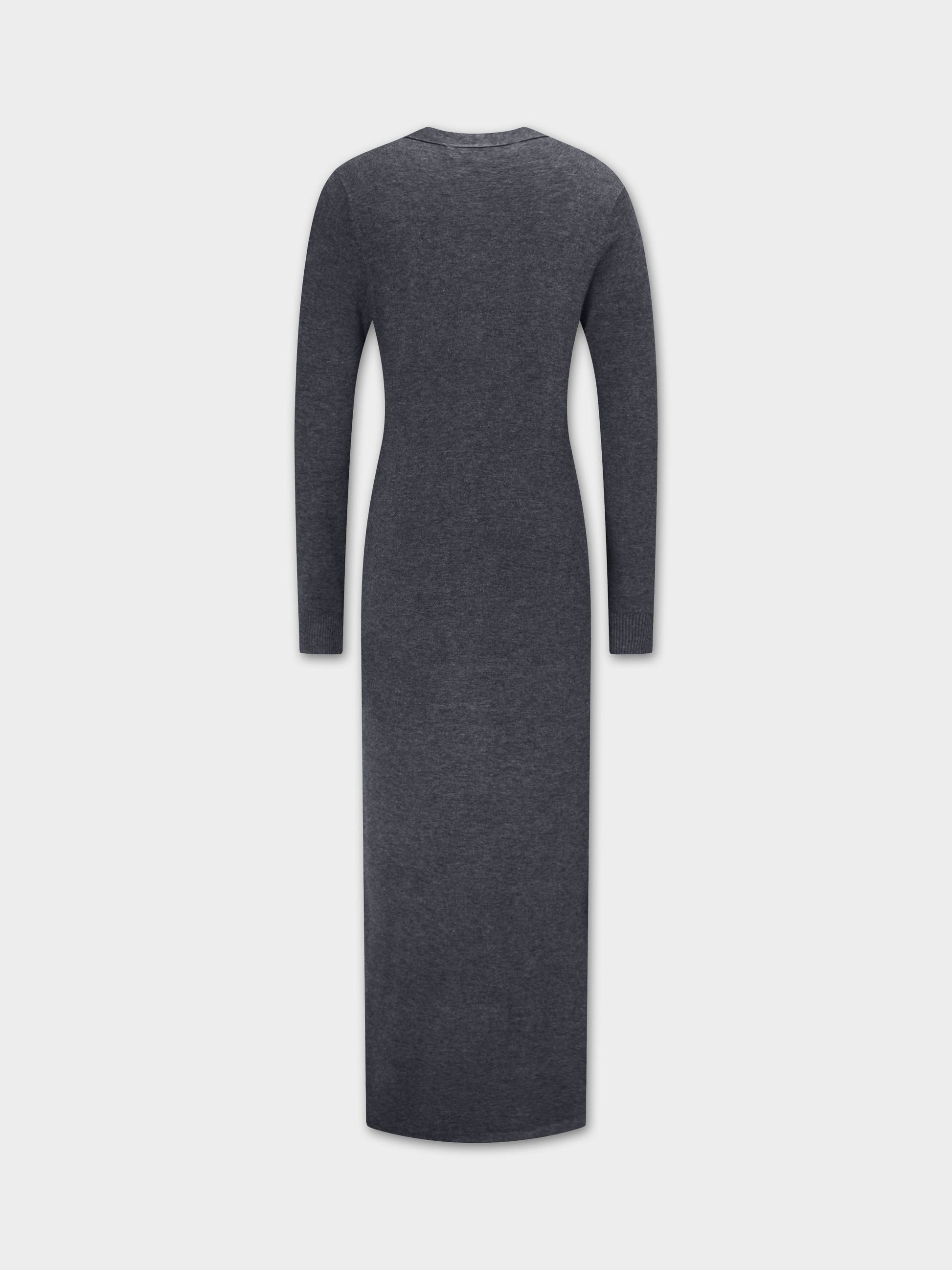 Duster Cardigan 50"-Charcoal Grey-2